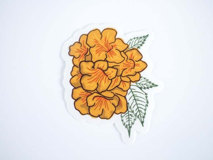 Stop & Smell the Flowers - Set of 3 Transparent Stickers