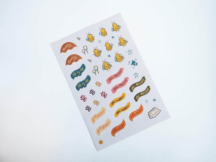 Your Simple Beginnings - Sticker Sheet